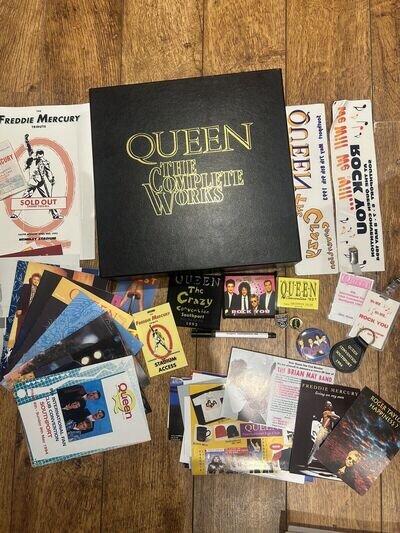 queen the complete works box set Vinyl + Lots Of Extra Items