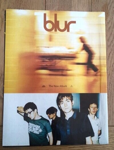 BLUR 'new album' magazine ADVERT/Poster/clipping 11x8 inches