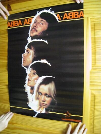 Abba Poster Band Face Shots