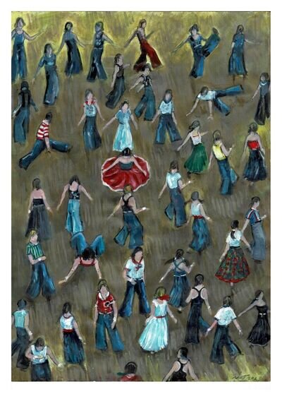 Northern Soul; "Northern Soul Dancers" a signed limited edition print