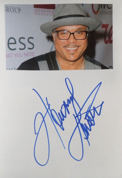 HOWARD HEWETT SHALAMAR, AUTOGRAPHED 8 X 6 ALBUM PAGE.