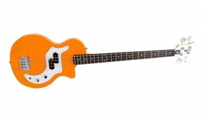 Orange O-Bass, White Scratchplate, Orange