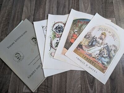 Thespis Lithographs- Gilbert and Sullivan Operas