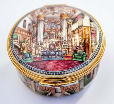 Halcyon Days Enamels Glyndebourne Annual Festival 1996 Celebration Enamel Box