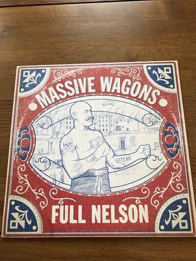 Massive Wagons Full Nelson White Limited 200 Copies Signed Art Print Rock Vinyl