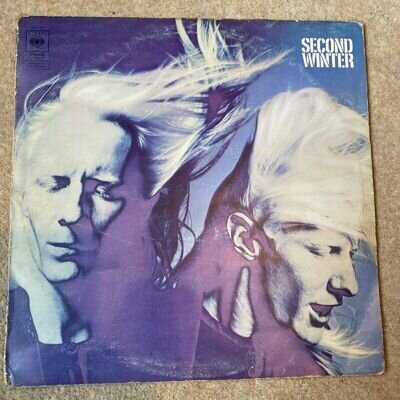 JOHNNY WINTER - SECOND WINTER - 3 SIDED DOUBLE 12" VINYL GATEFOLD LP ALBUM