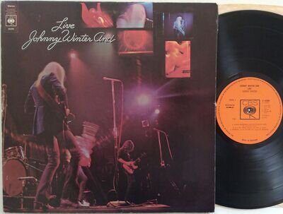 Live Johnny Winter And 12" LP (1971) CBS S 64289