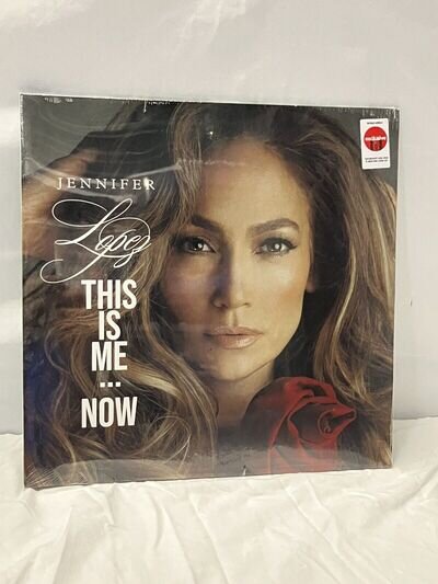 JENNIFER LOPEZ This Is Me...Now Translucent Ruby Red Target Vinyl LP New Sealed