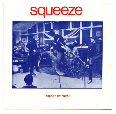 Squeeze - Packet Of Three EP 7" pink & blue labels UK 1977