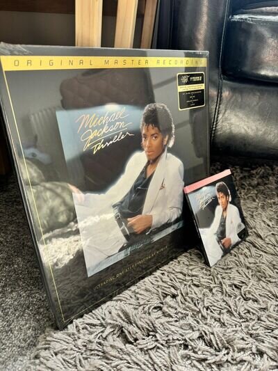 Michael Jackson Limited Edition UltraDisc One-Step LP Numbered & Cd With Super