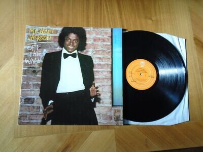 Michael Jackson - Off The Wall UK Epic Vinyl LP A4 B5 Orange label