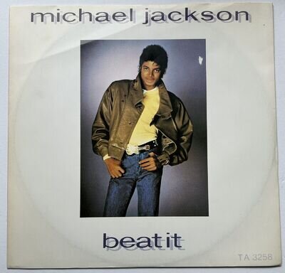 MICHAEL JACKSON - Beat It - 1982 UK 3-track 12" vinyl single - *VGC