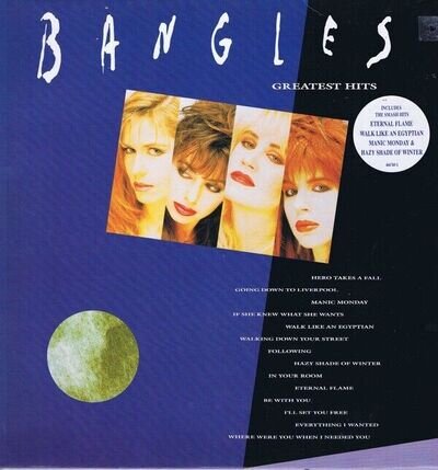 Bangles Greatest Hits Insert 12” LP Vinyl Record CBS 466789 1 A1/B1