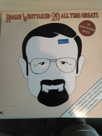 Roger Whittaker - 20 All Time Greats - Vinyl Record LPalong With Night Fever