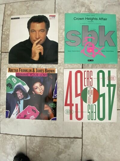 Dance, Disco 12” singles 1989, x4