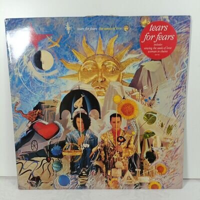 TEARS FOR FEARS SEEDS OF LOVE ORIGINAL FONTANA 1989 LP Album Record Stickered