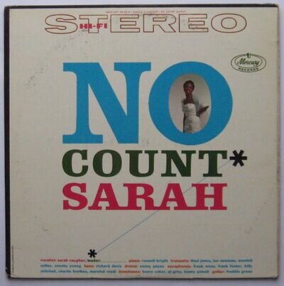 Sarah Vaughan – “No Count Sarah” - vinyl LP (1958)