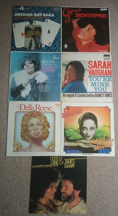 Jazz Women Vinyl lp's - Valente, Gorme, Laine, Vaughan, Reese & Valaida