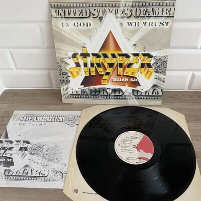 Stryper - In God We Trust - Vinyl LP - Original 1988 U.K. + Insert