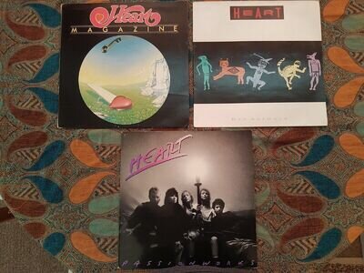 Heart Vinyl Bundle Magazine Bad Animals Passionworks LP Rock