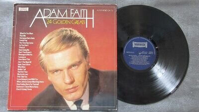 Adam Faith 20 Golden Greats LP 1981 **VG/NEAR MINT**