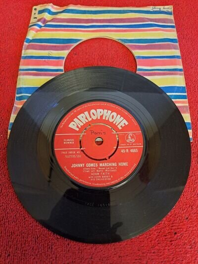 Adam Faith - Johnny Comes Marching Home - 7" Vinyl (B26)