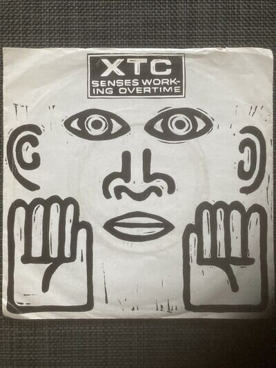 XTC - Senses Working Overtime - 7" SINGLE - 80'S / Punk