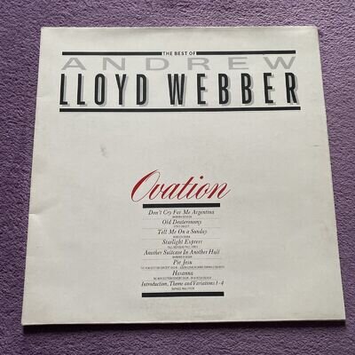 The Best Of Andrew Lloyd Webber - Ovation Andrew Lloyd Webber Records - Tested