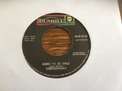 Steppenwolf - Born To Be Wild 7" ~ ABC 45 D-4138