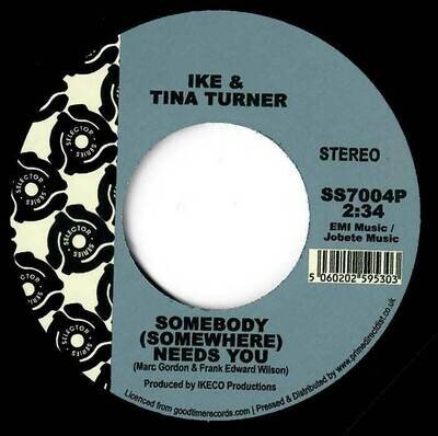 Ike & Tina Turner - Somebody (Somewhere) Needs You - Northern Soul NEW 45 Hear