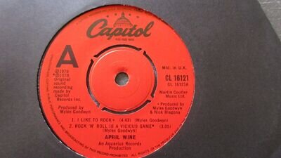 April Wine I Like to Rock 4-Track EP 1978 **NEAR MINT**