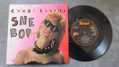 Cyndi Lauper She Bop 7" 1983 **EX/NEAR MINT**