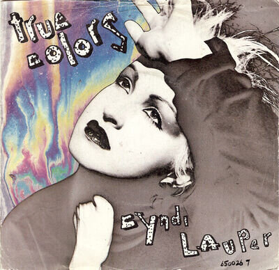 Cyndi Lauper - True Colors (7", Single)