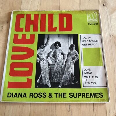 Diana Ross & The Supremes Love Child Motown EP Vinyl TME201