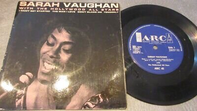 Sarah Vaughan & Hollywood All Stars 4-Track EP 1965 **EX/EX**