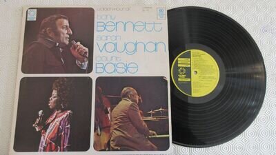 Golden Hour of Tony Bennett/Sarah Vaughan/Count Basie LP 1977 **EX/EX**