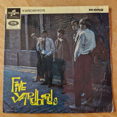 SIGNED YARDBIRDS Five Yardbirds SIGNED SEG 8421 COLUMBIA JEFF BECK 7" 45