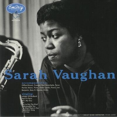 VAUGHAN, Sarah - Sarah Vaughan (remastered) - Vinyl (LP)