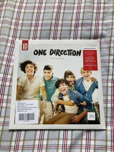 🟢 One Direction Up All Night 2xLP Green Vinyl New Sealed Urban Outfitters