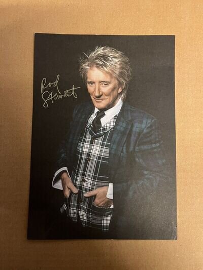 ROD STEWART Tour Print 2019 (printed Autograph)