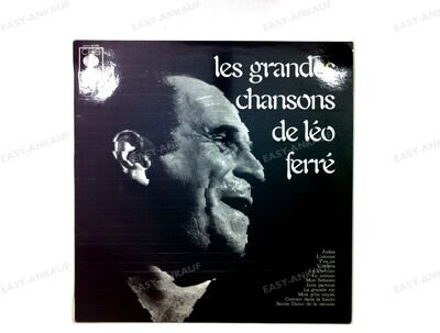 Léo Ferré - Les Grandes Chansons De Léo Ferré FRA LP .