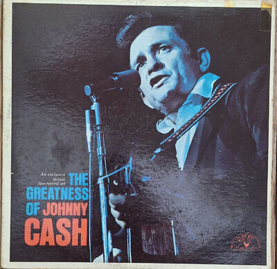 Johnny Cash -The Greatness of- Sun Record LP Autogramm autographed signiert !!