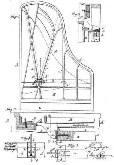 5000 pages about antique piano-forte / pianoforte: Steinway..: 1838 +